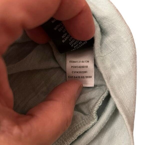 TORRID Plus Size 4 (26) Off-Shoulder Featherlight Slub Tee Mint Green - Picture 8 of 11